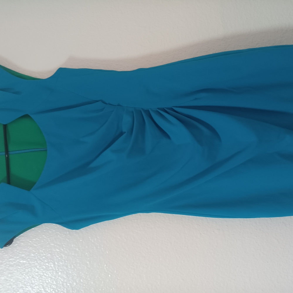 Elegant Blue Sleeveless Dress